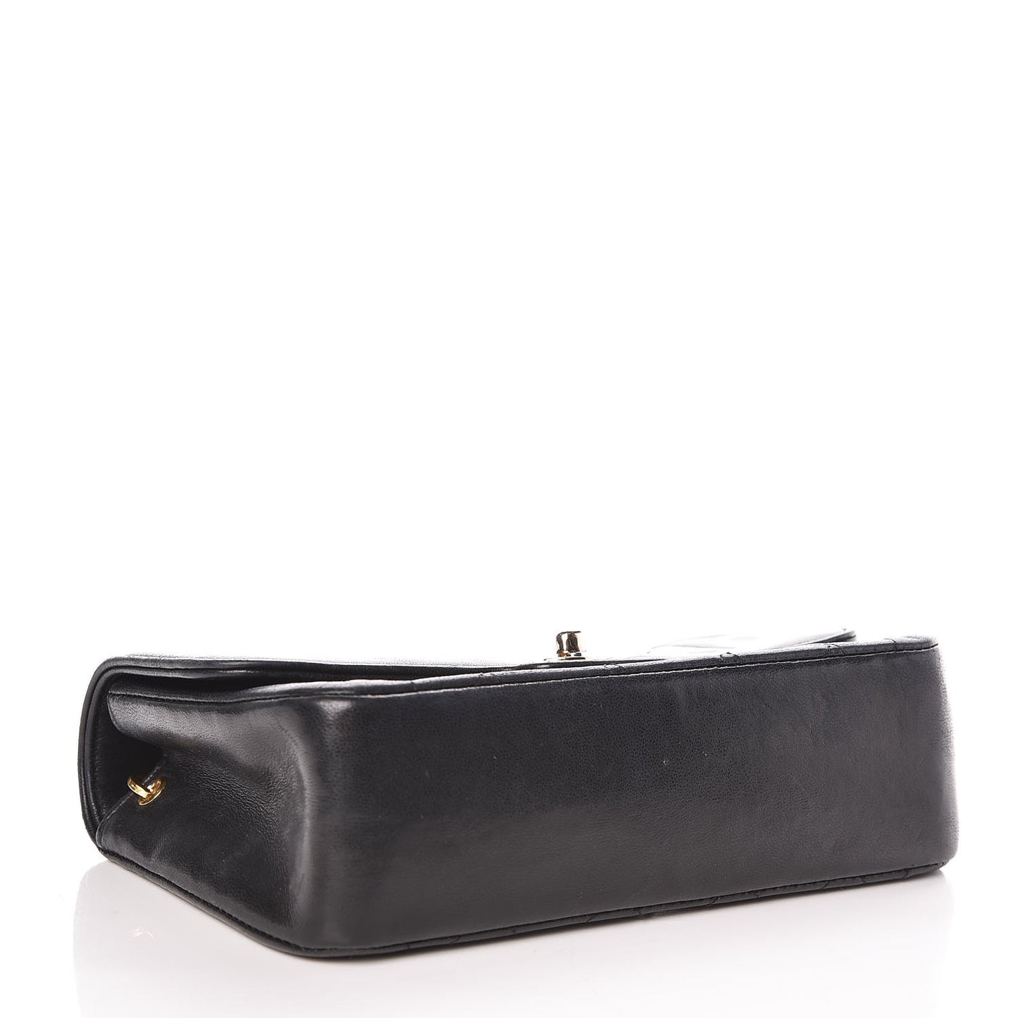 Lambskin Quilted Mini Flap Black
