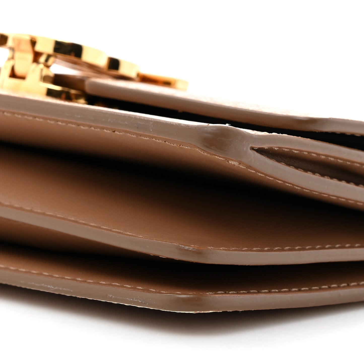 Calfskin Stingray Print Small TB Chain Bag Light Sand