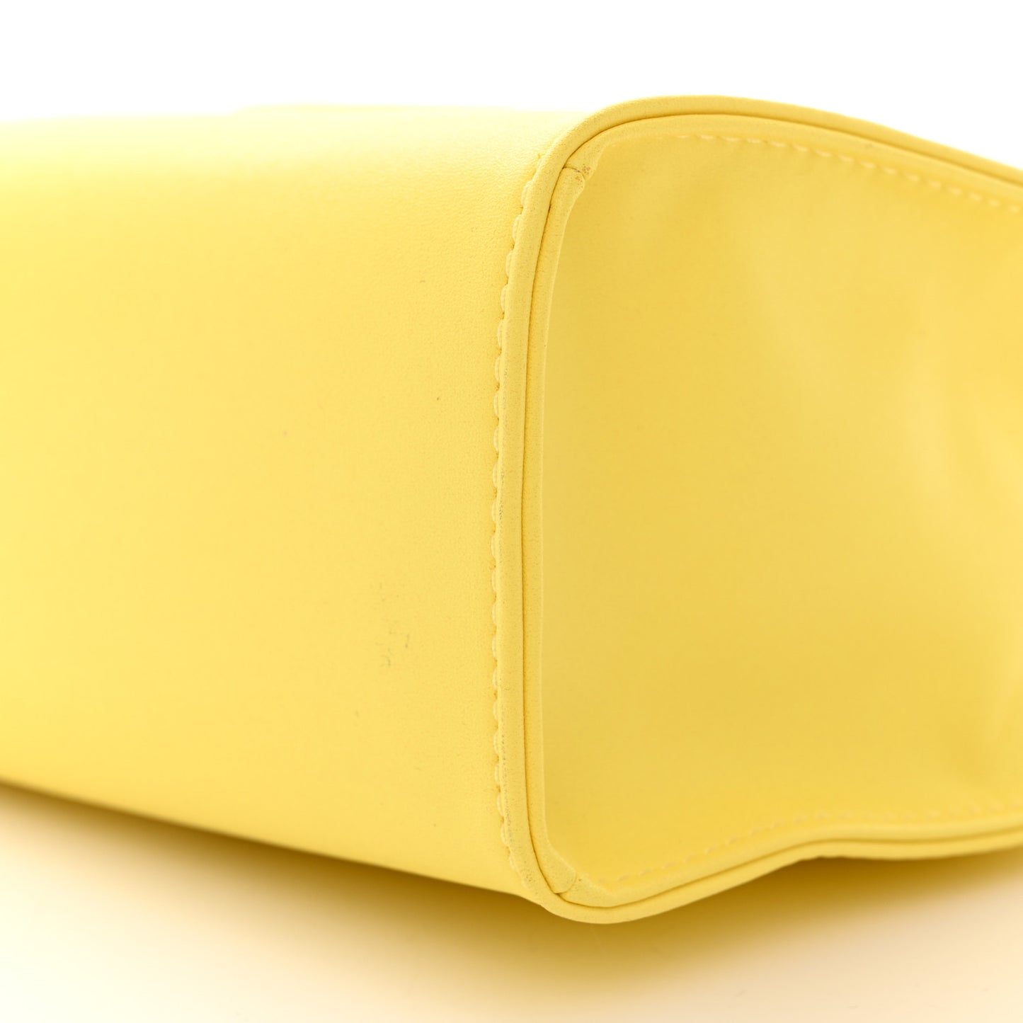 Vegan Leather Small Shopping Bag Margarine
