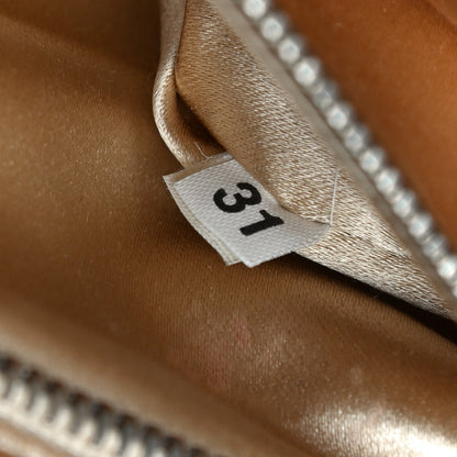 Prada Ostrich Beaded Bag Brown 7 of 23