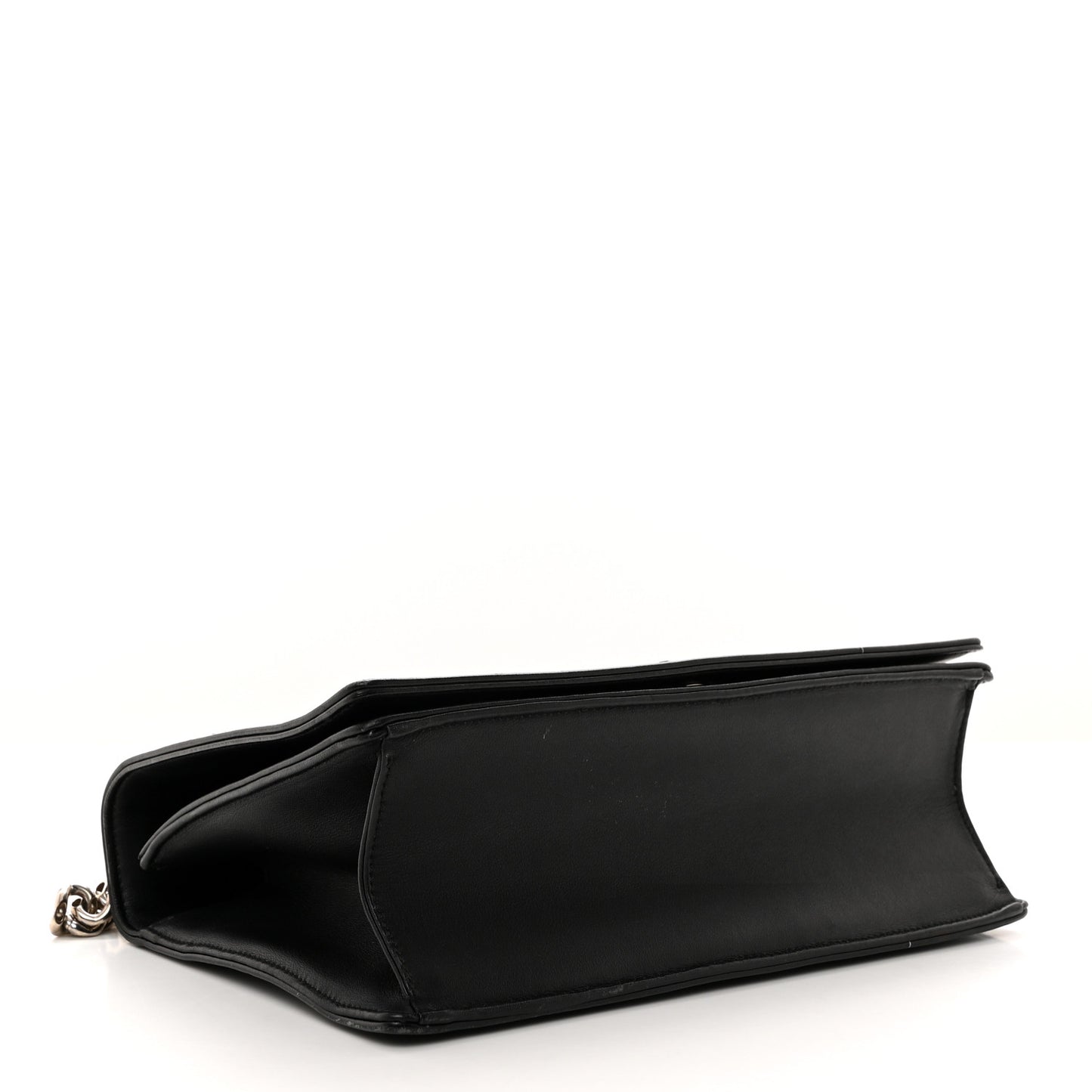 Calfskin Paradise Diorama Flap Bag Black
