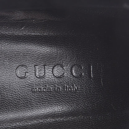 Gucci Calfskin Lifford Lace Up Platform Ankle Boots 36 Black 8 of 11