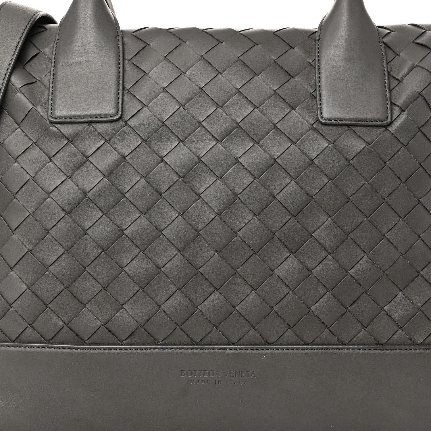 Bottega Veneta Nappa Intrecciato Briefcase Grey 7 of 9
