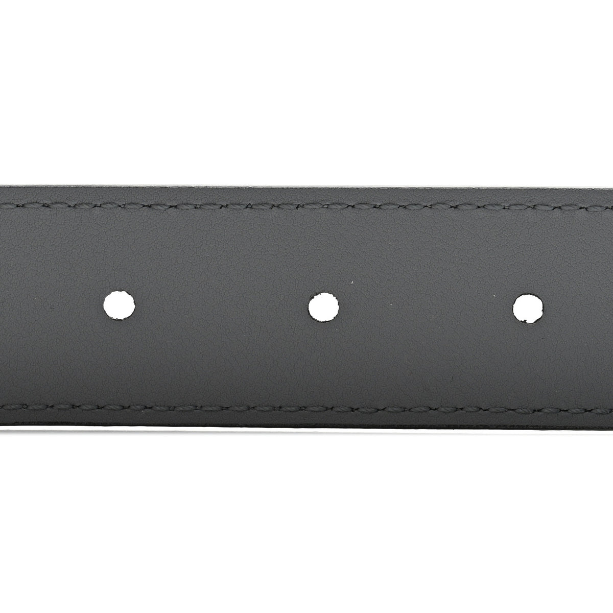 Azalea Calfskin Enamel Monochrome Double G 30mm 70 28 Belt Deep Grey