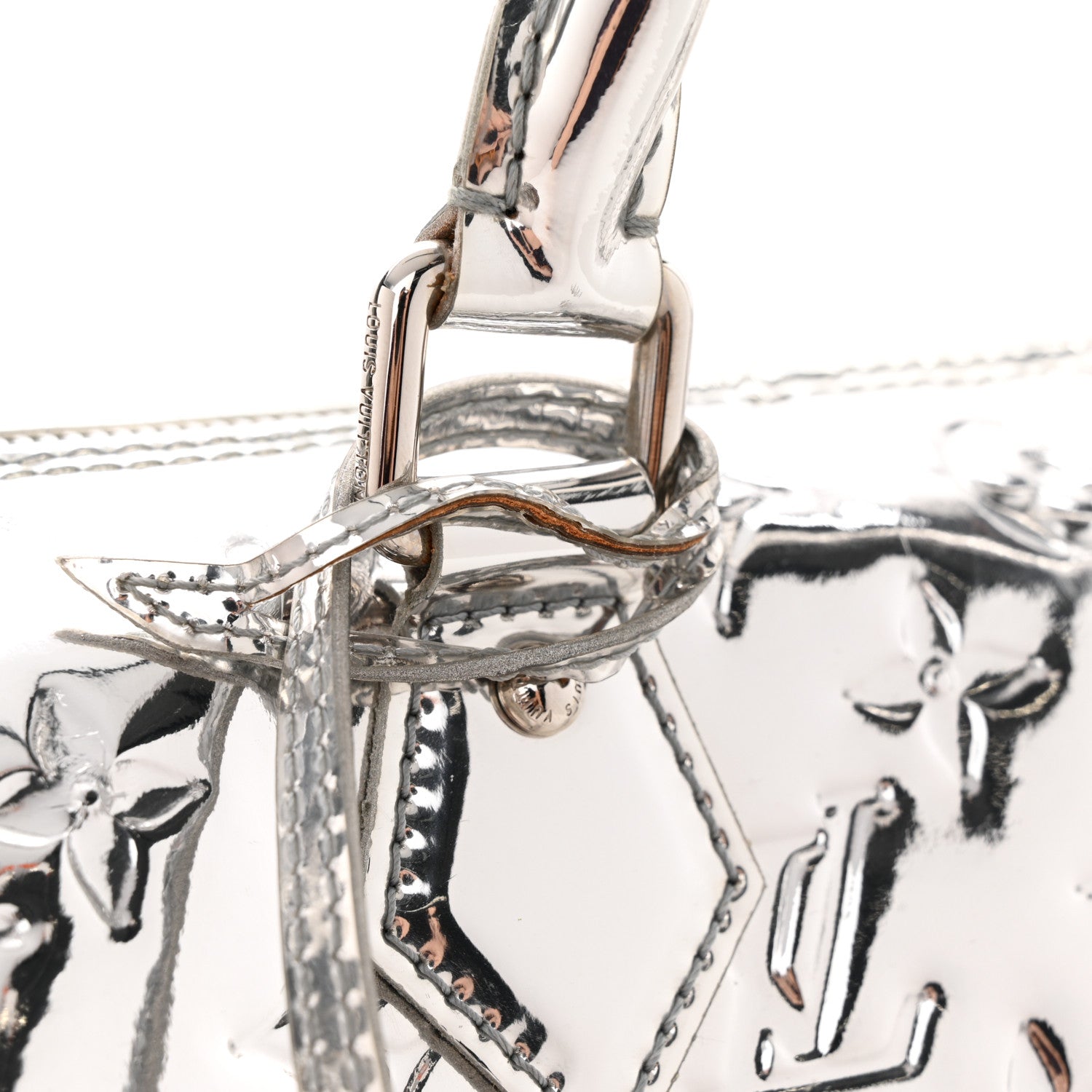 Louis Vuitton Monogram Miroir Speedy 30 Silver 15 of 17