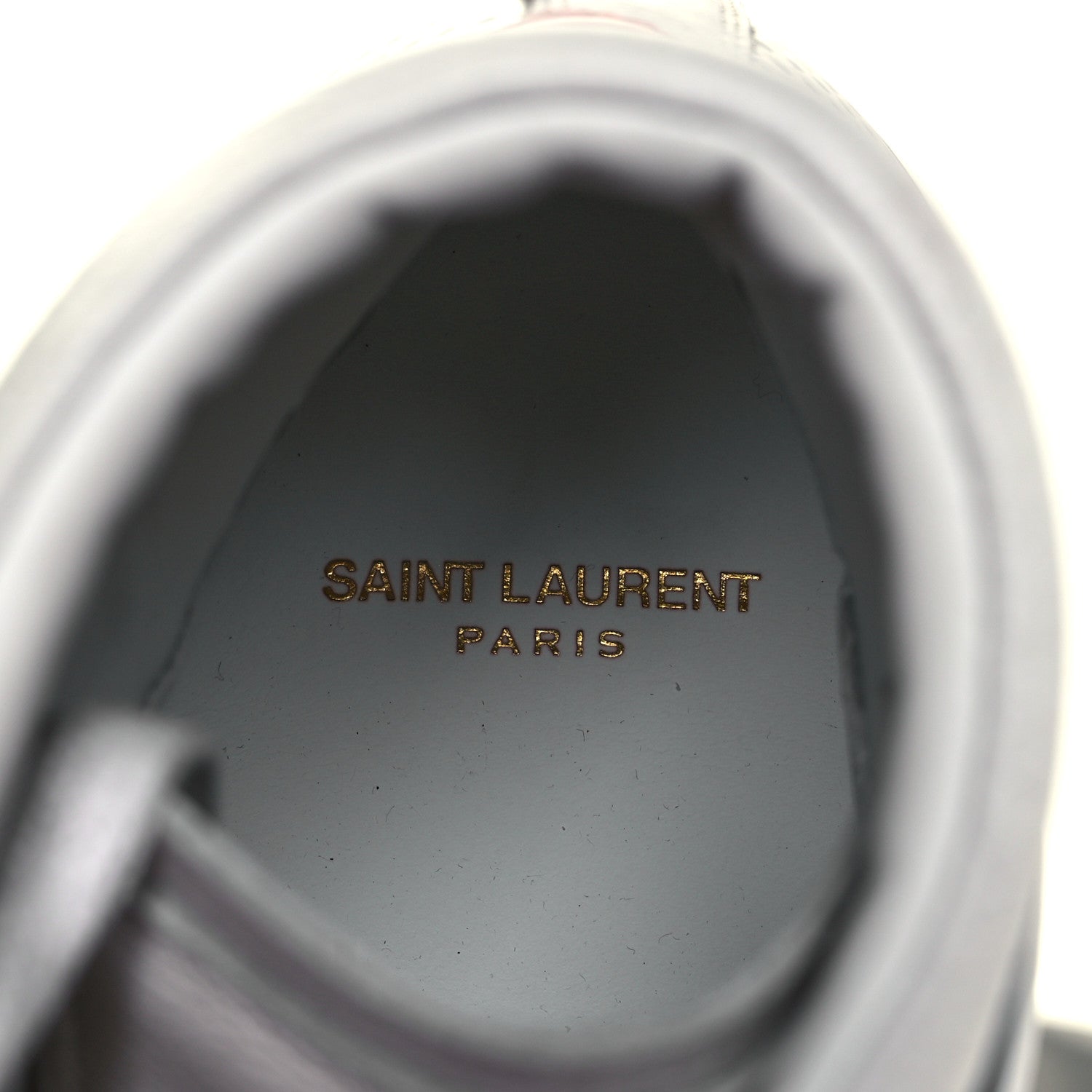 Saint Laurent Calfskin Perforated Court Classic SL/10H High Top Sneakers 44 White 7 of 11