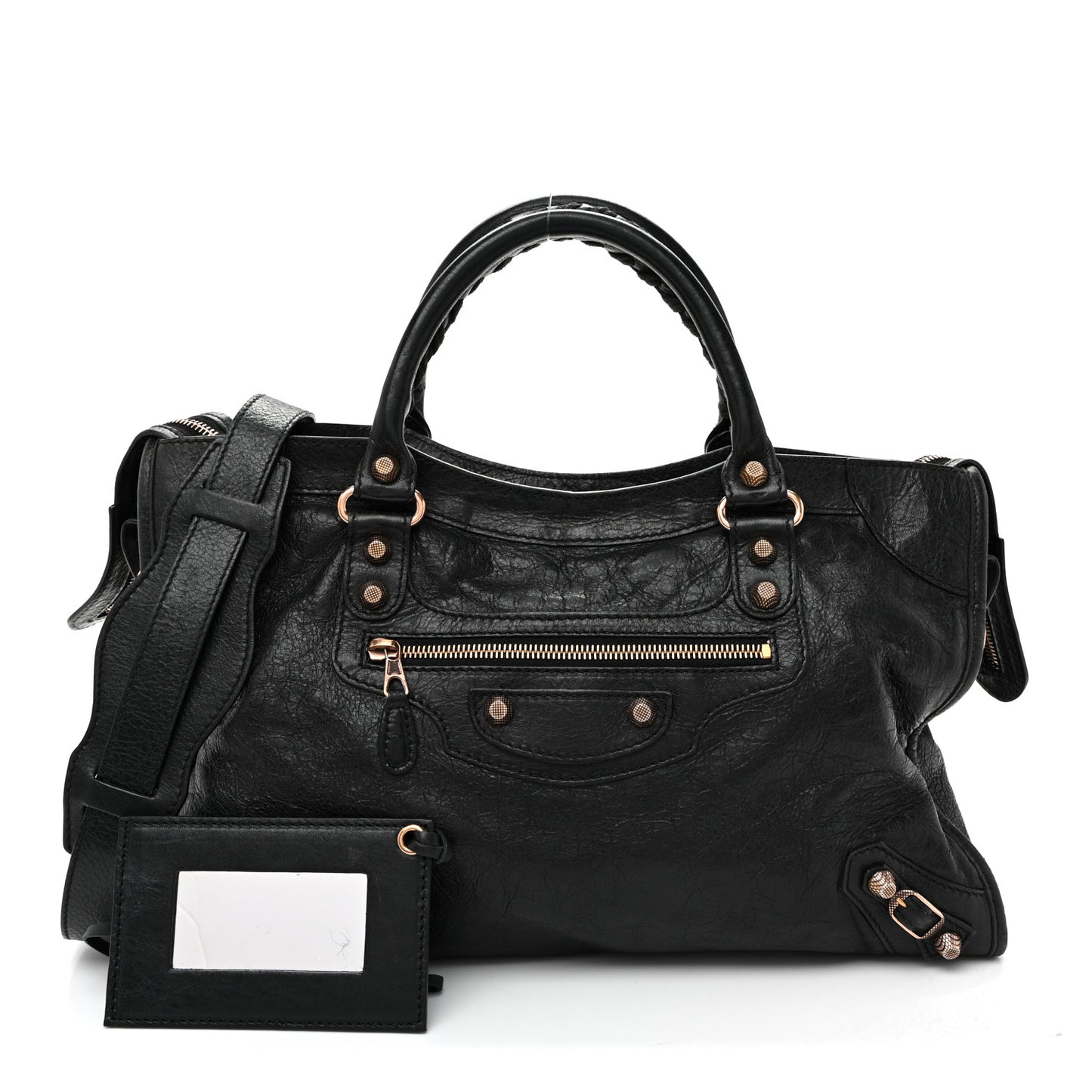Agneau Giant 12 Gold Hardware City Black