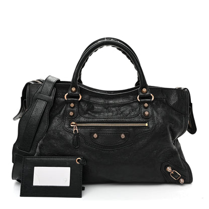 Balenciaga Agneau Giant 12 Gold Hardware City Black 3 of 12