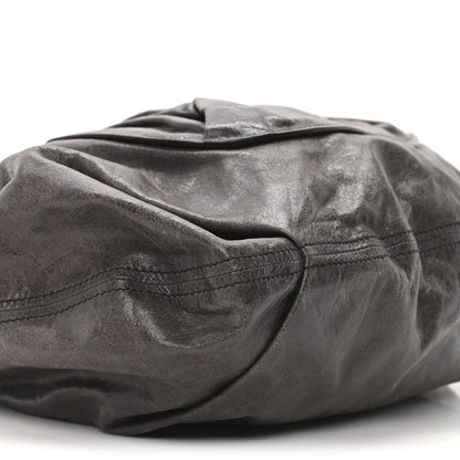 Miu Miu Vitello Pleated Hobo Grey 8 of 9