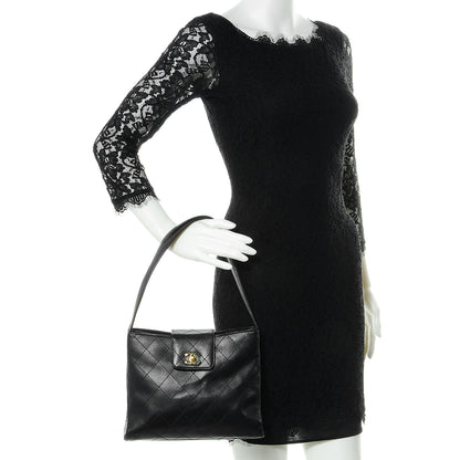 Chanel Lambskin Diamond Stitch Shoulder Bag Black 2 of 11