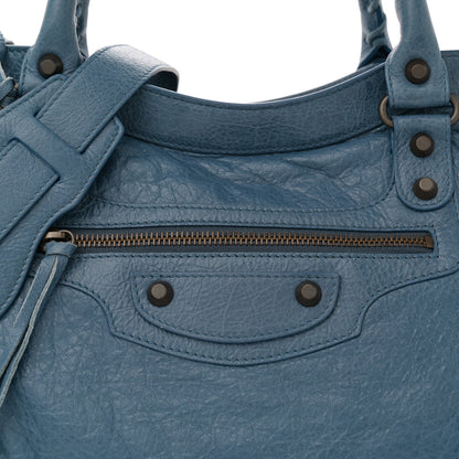 Balenciaga Agneau Classic Hardware City Bleu Persan 9 of 13