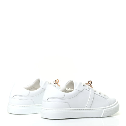 Hermes Calfskin Day Sneakers 36 White 4 of 8
