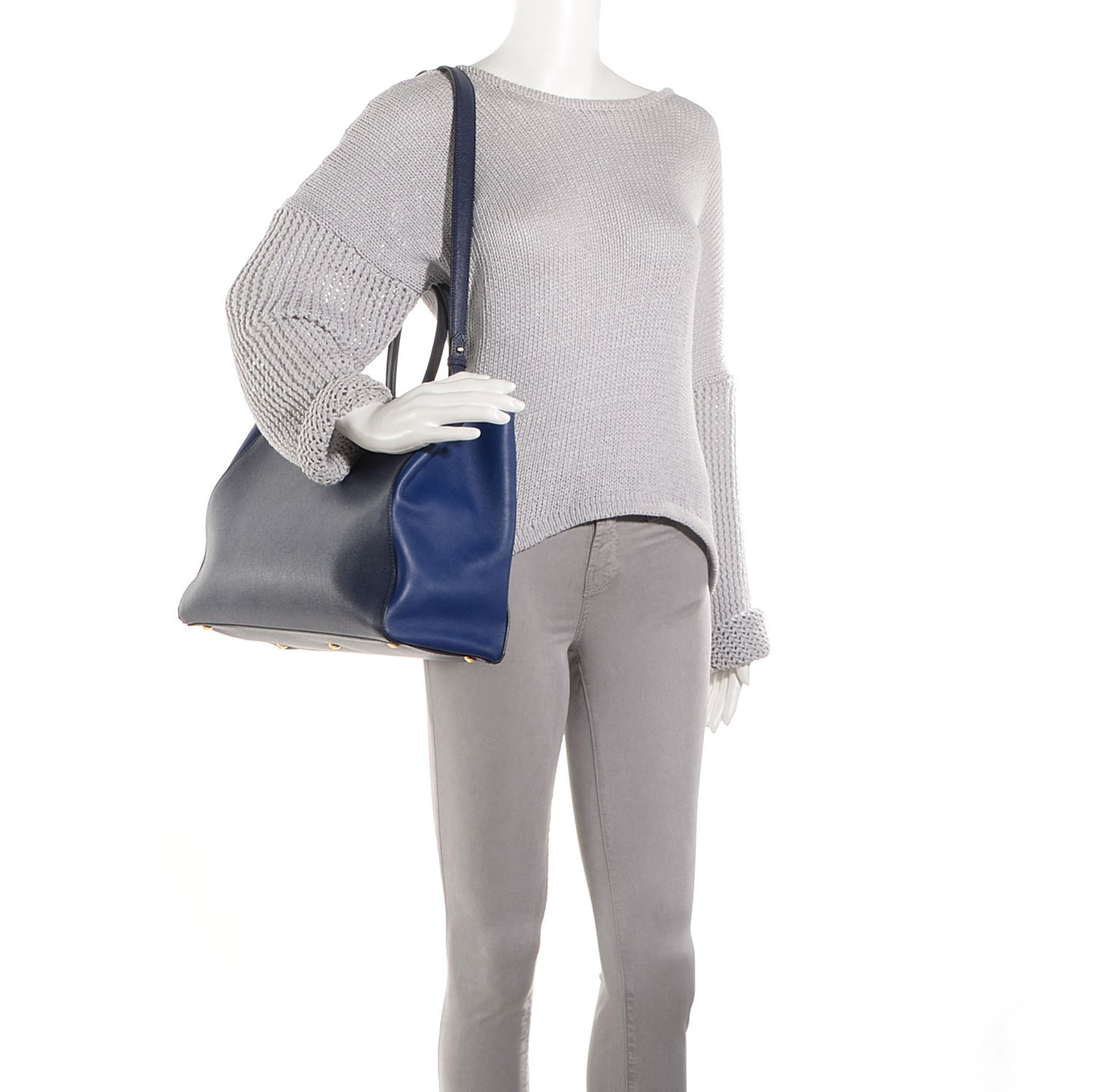Vitello Elite Regular 2Jours Tote Blue