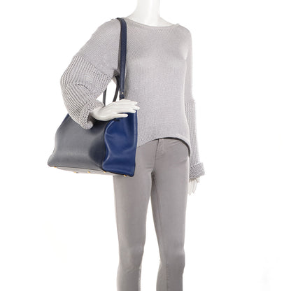 Fendi Vitello Elite Regular 2Jours Tote Blue 2 of 10