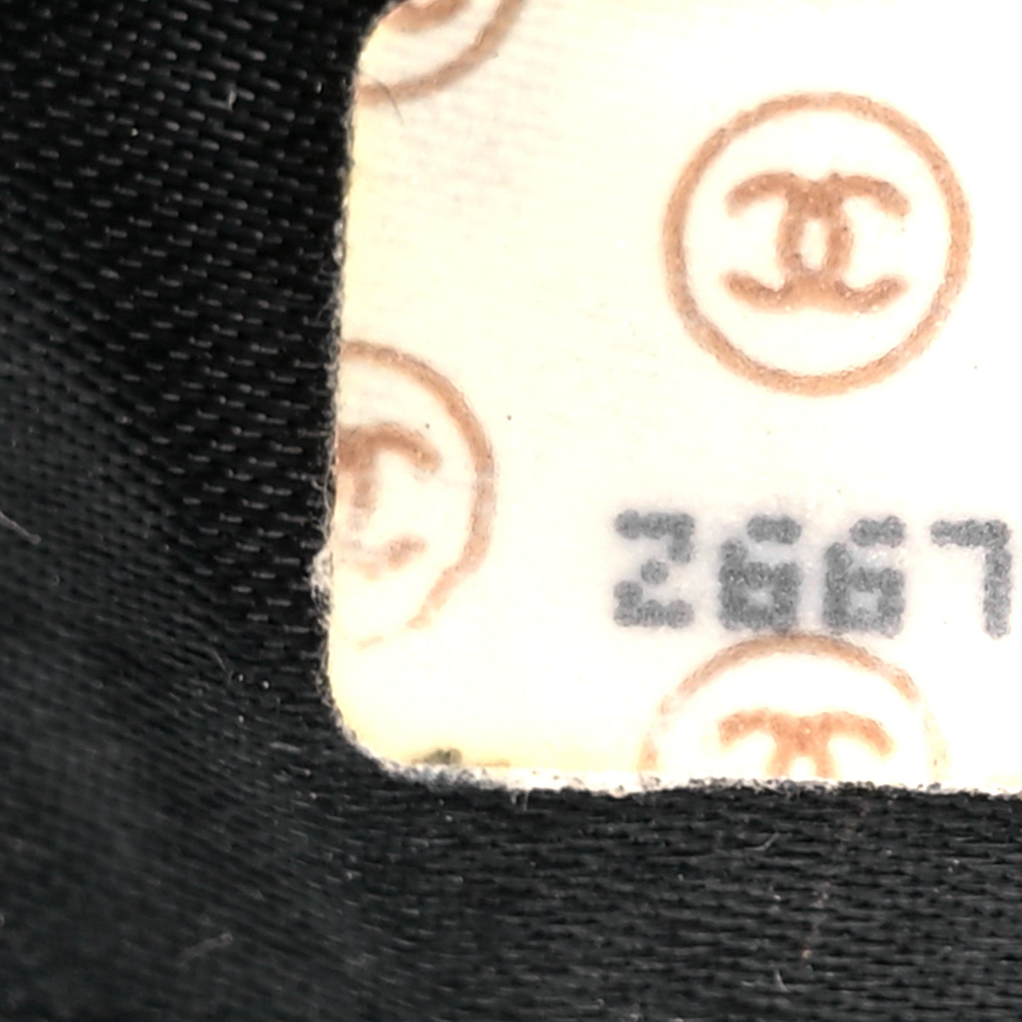 Lambskin Quilted Tassel Camera Case Black