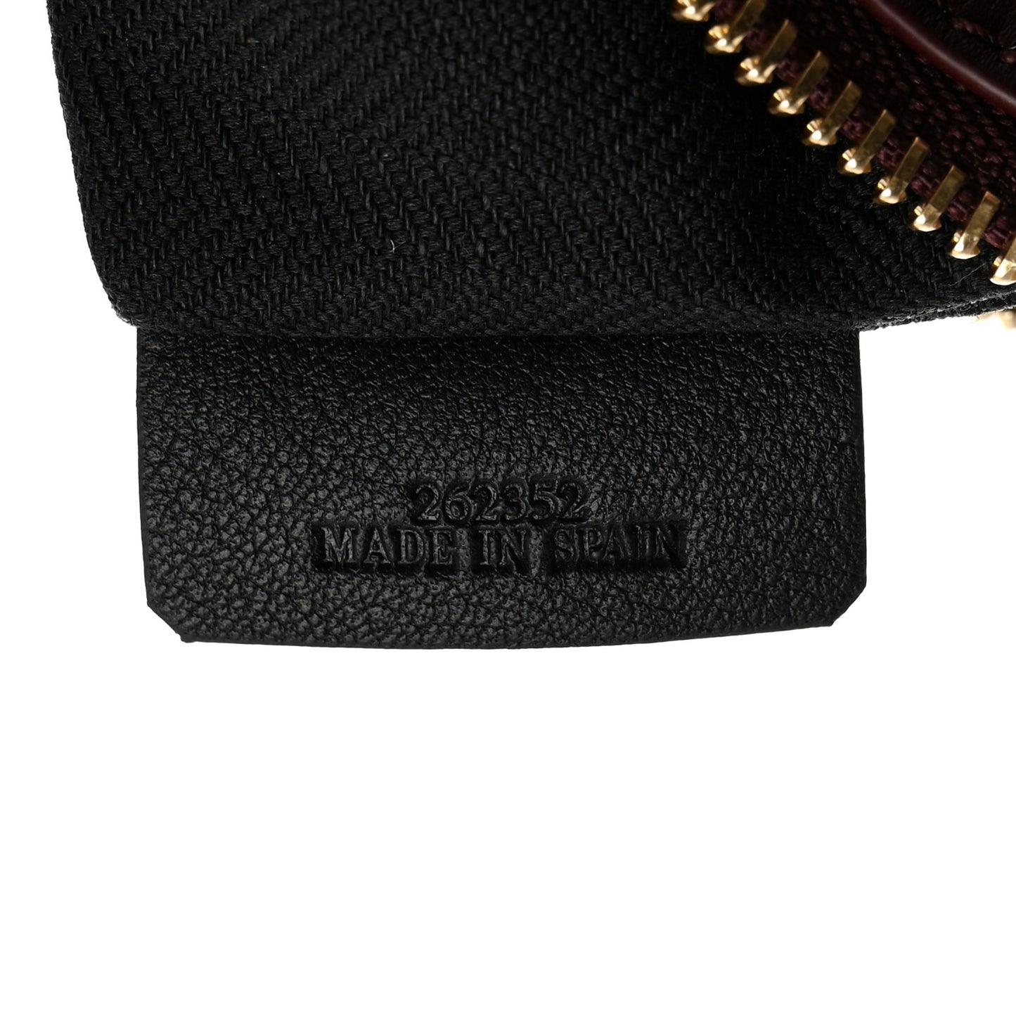 Shiny Nappa Calfskin Flamenco Knot Pouch Burgundy Emerald