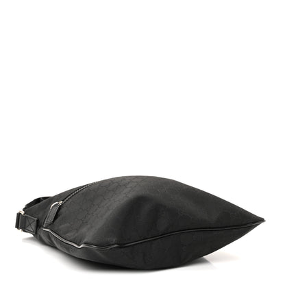 Gucci Nylon Monogram Medium Flat Messenger Bag Black 6 of 19