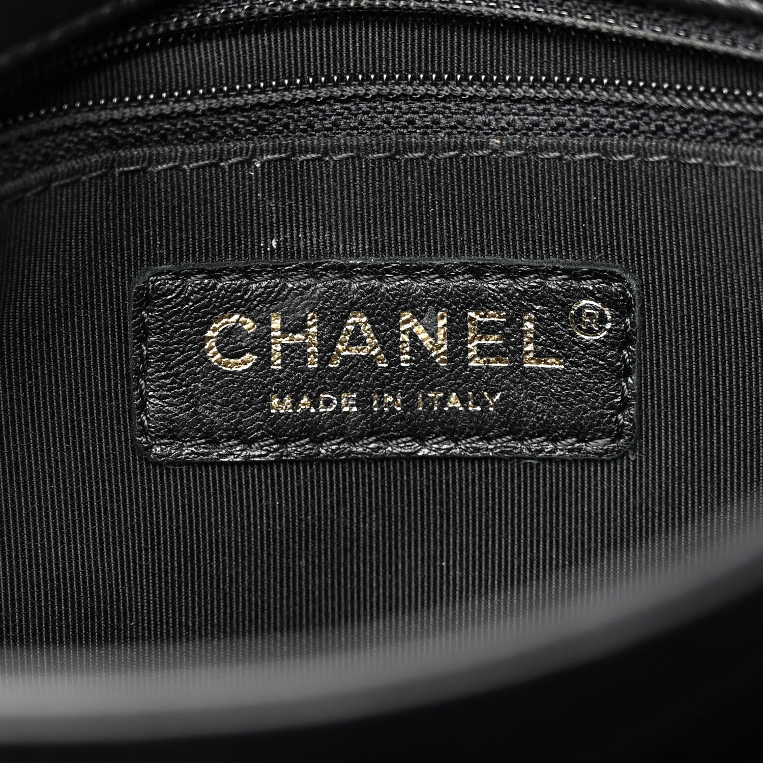 Chanel Grained Calfskin Small Chevron Chic Top Handle Flap Black 6 of 10