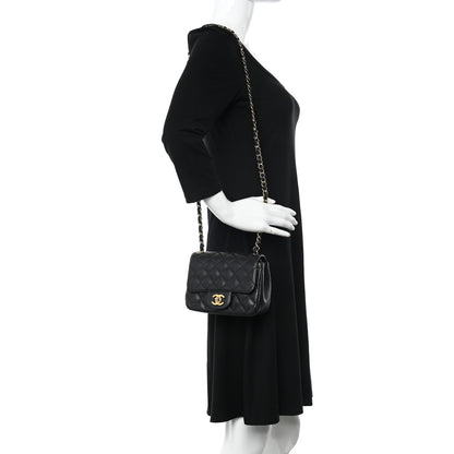 Chanel Caviar Quilted Mini Square Flap Black 2 of 15