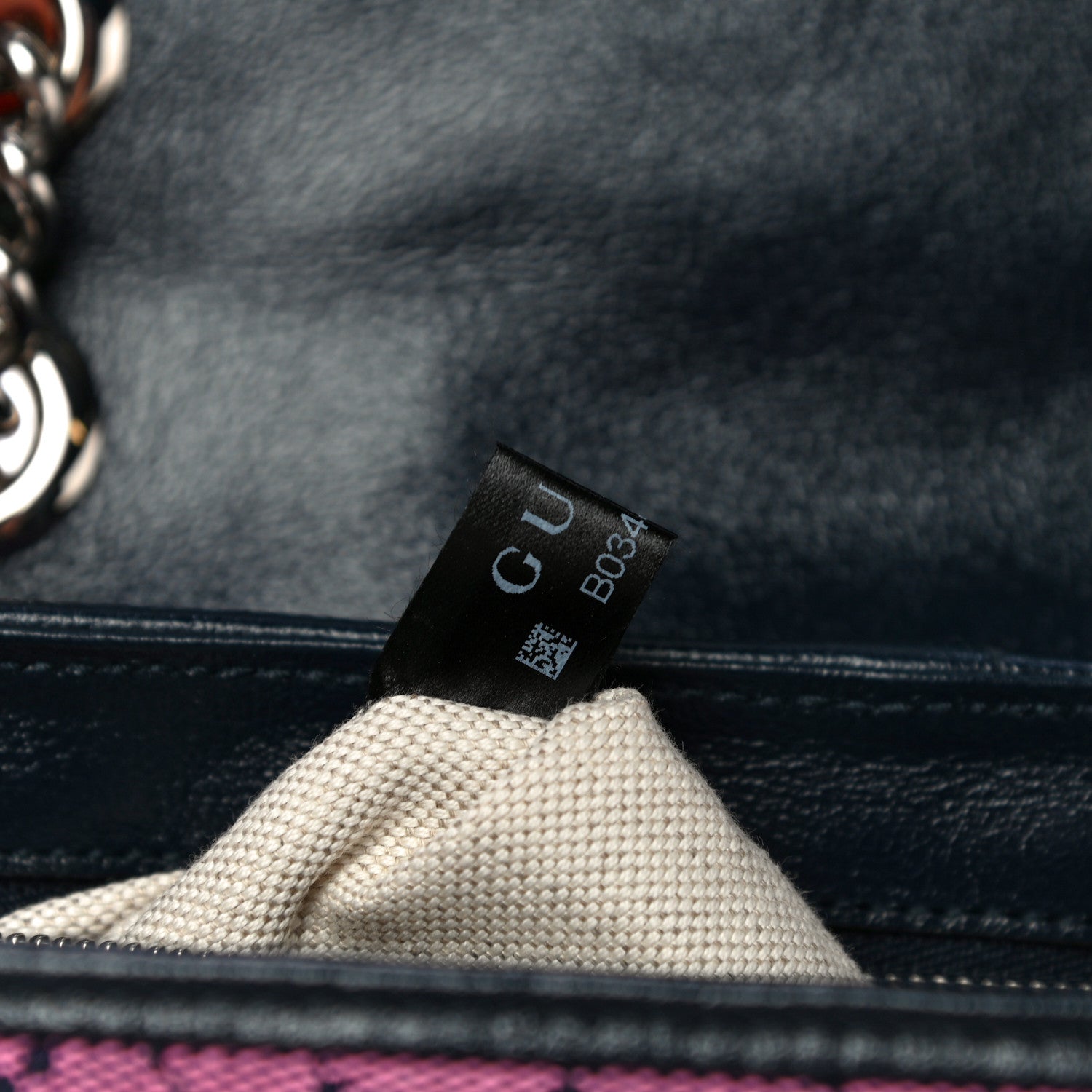 Gucci Monogram Multicolor Matelasse Diagonal Small GG Marmont Shoulder Bag Pink Blue 7 of 11