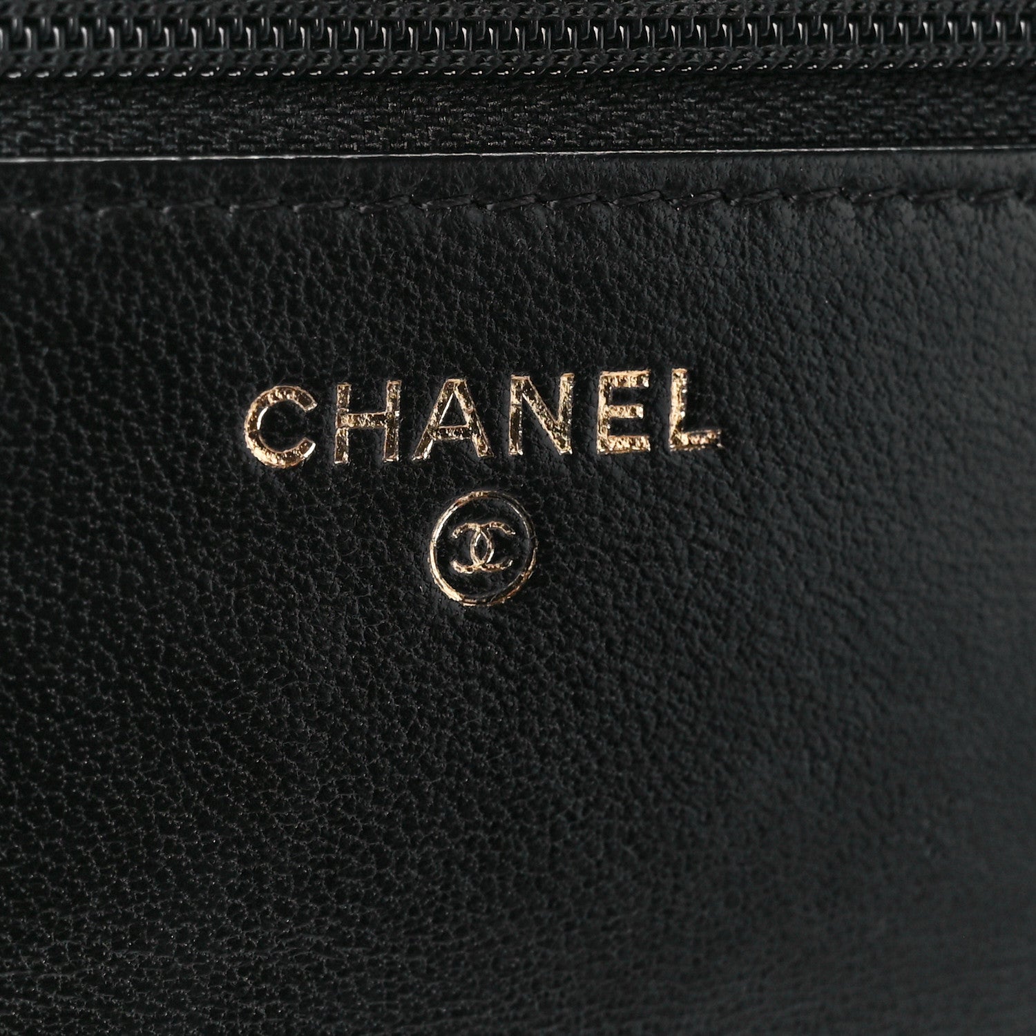 Chanel Lambskin Quilted Trendy CC Wallet On Chain WOC Black 6 of 12