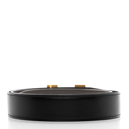 Hermes Box Togo Brushed H Belt 90 Black Etain 2 of 5