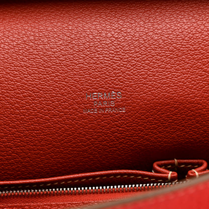 Hermes Taurillon Clemence Bi-Color Jypsiere 31 Sanguine Bougainvillea 6 of 10
