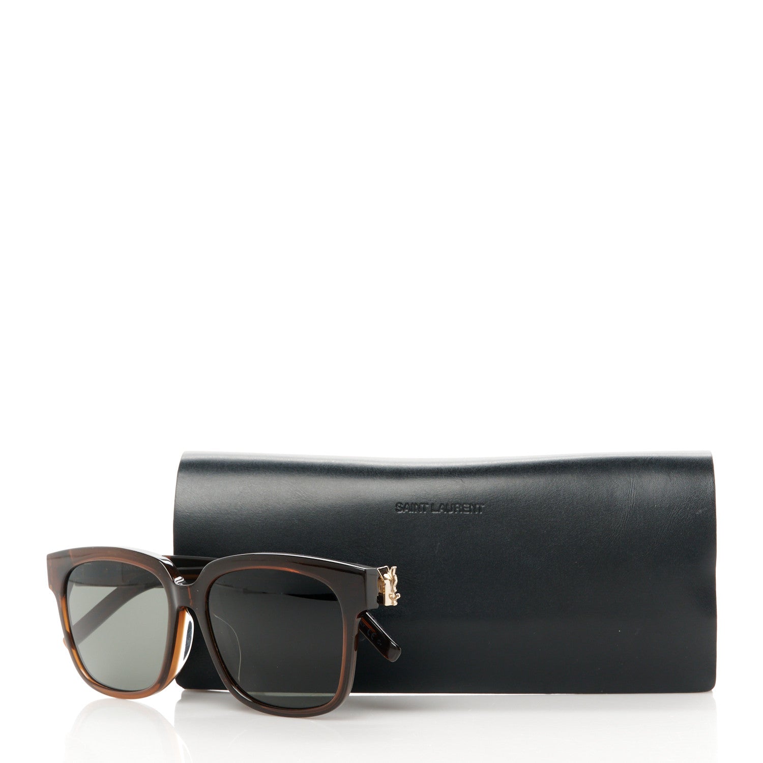 Saint Laurent Acetate SL M40 Sunglasses Brown 9 of 9