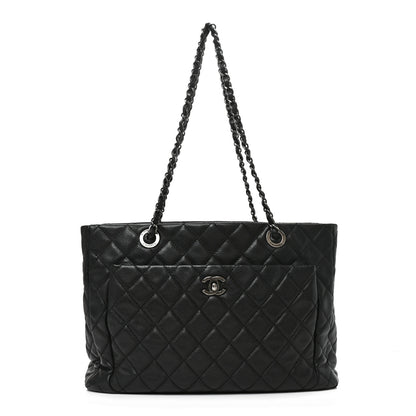 Chanel Caviar Quilted Small Shopping Tote Black 1 of 11