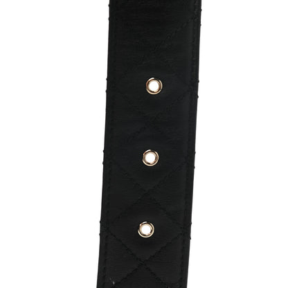 Chanel Lambskin Quilted CC Chain Belt 85 34 Black 6 of 8