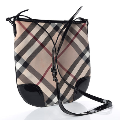 Burberry Supernova Check Small Dryden Crossbody Bag Black 3 of 7