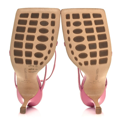 Bottega Veneta Lambskin Stretch Multi Strap 90mm Sandals 40.5 Fresia 5 of 12