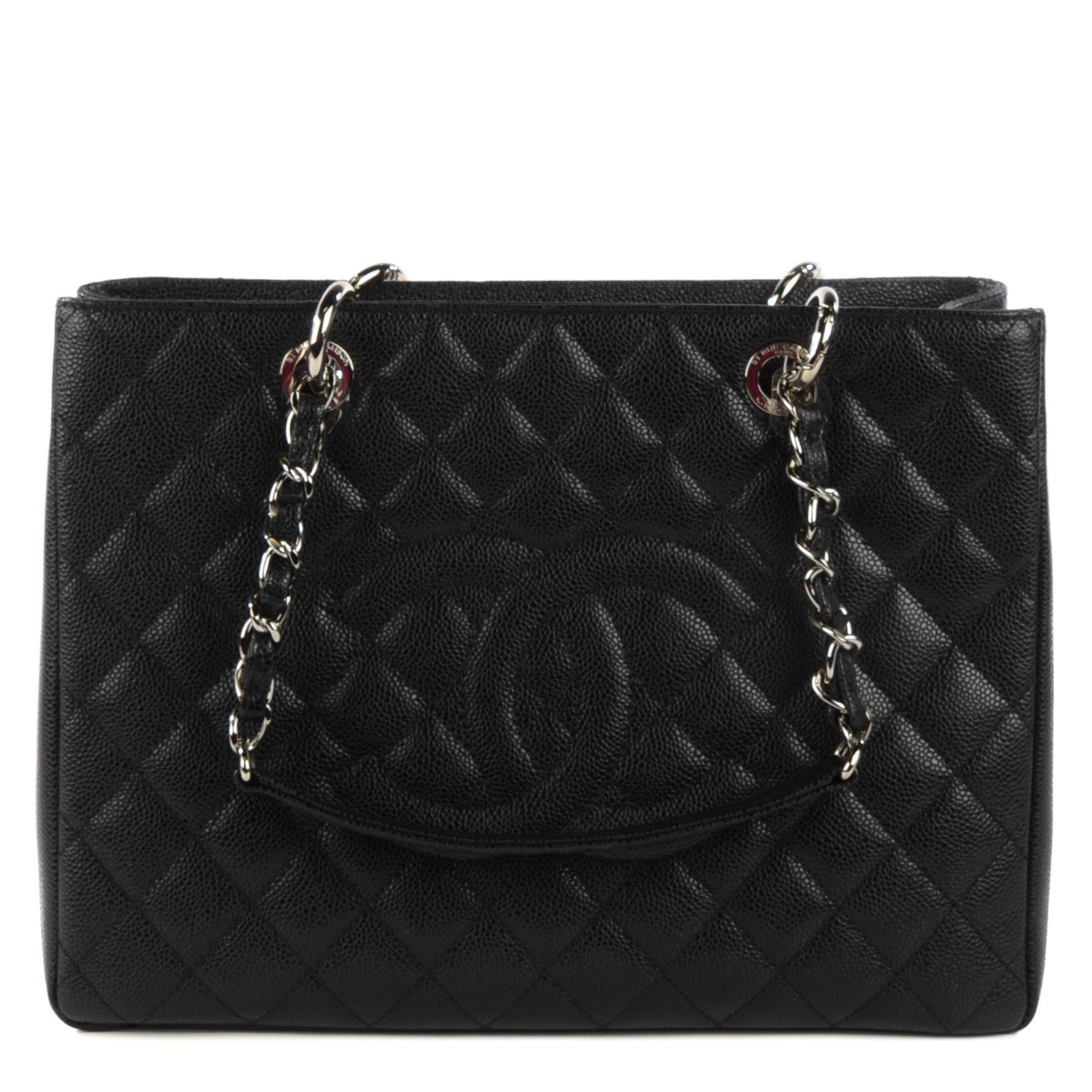 Chanel Caviar Quilted Grand Shopping Tote GST Black 1 of 7