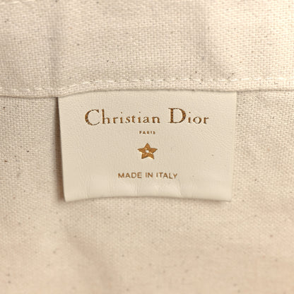 Christian Dior Canvas Print "We Are Dior" Tote Ivory Gold 6 of 8