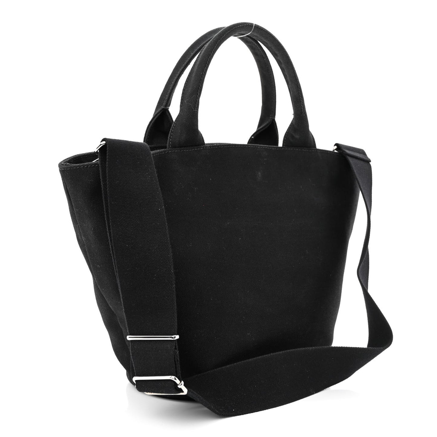 Canapa Small Logo Shopping Tote Black