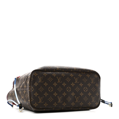 Louis Vuitton Monogram Totem Neverfull MM Magenta 4 of 9