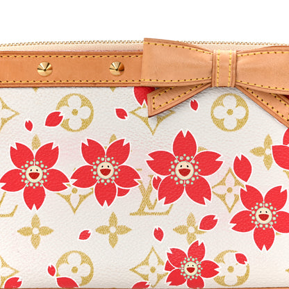 Louis Vuitton Monogram Cherry Blossom Pochette Accessories Red 8 of 10