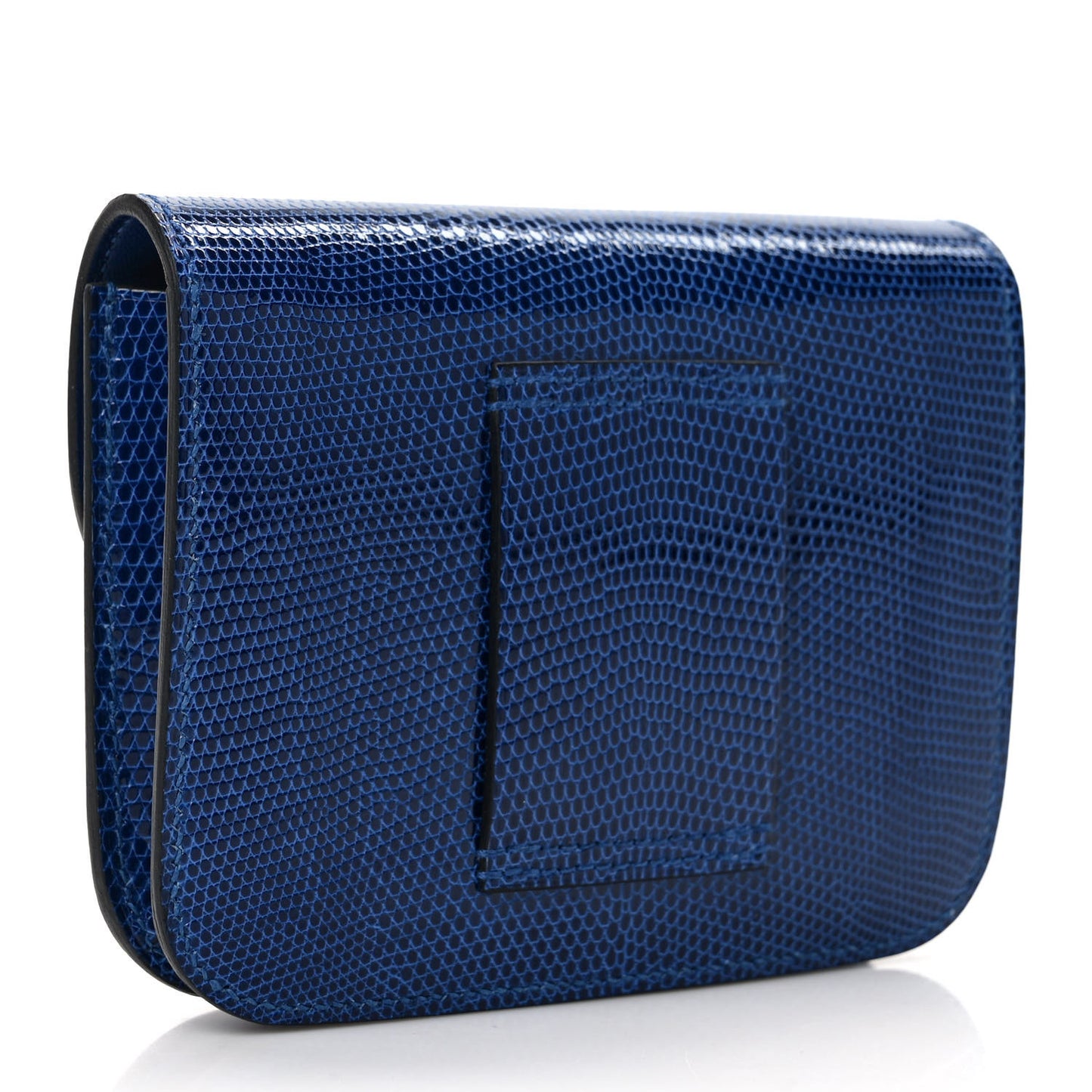 Lizard Constance Slim Wallet Bleu Saphir