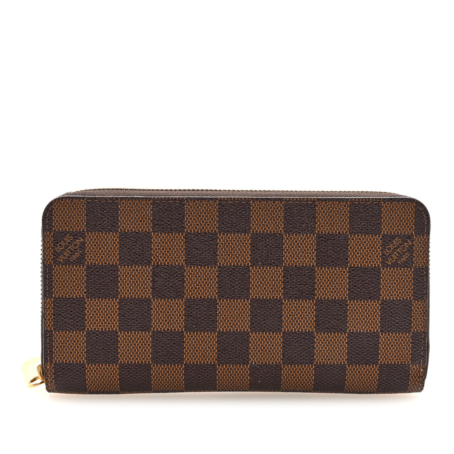 Damier Ebene Zippy Wallet Rose Ballerine