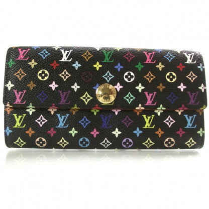 Louis Vuitton Monogram Multicolor Sarah Wallet Black 1 of 7