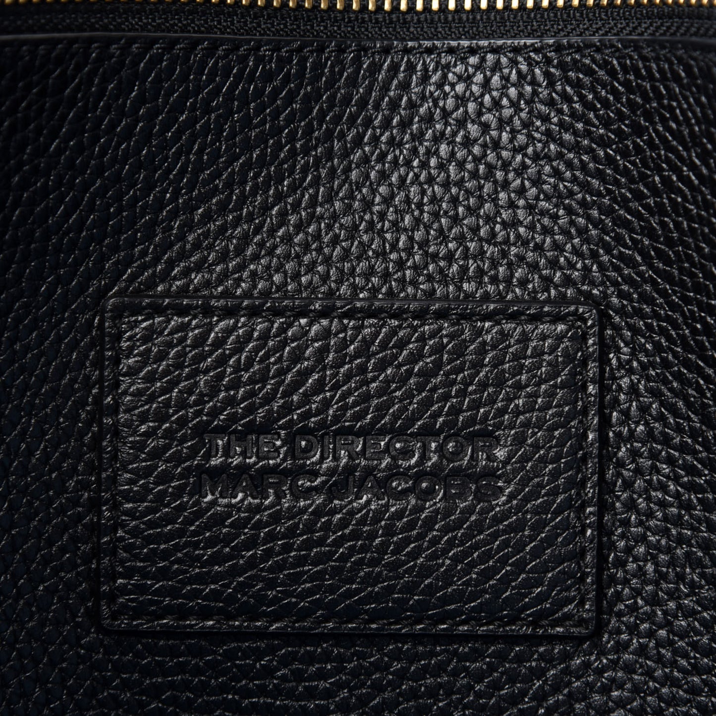 Grained Calfskin The Director Tote Black