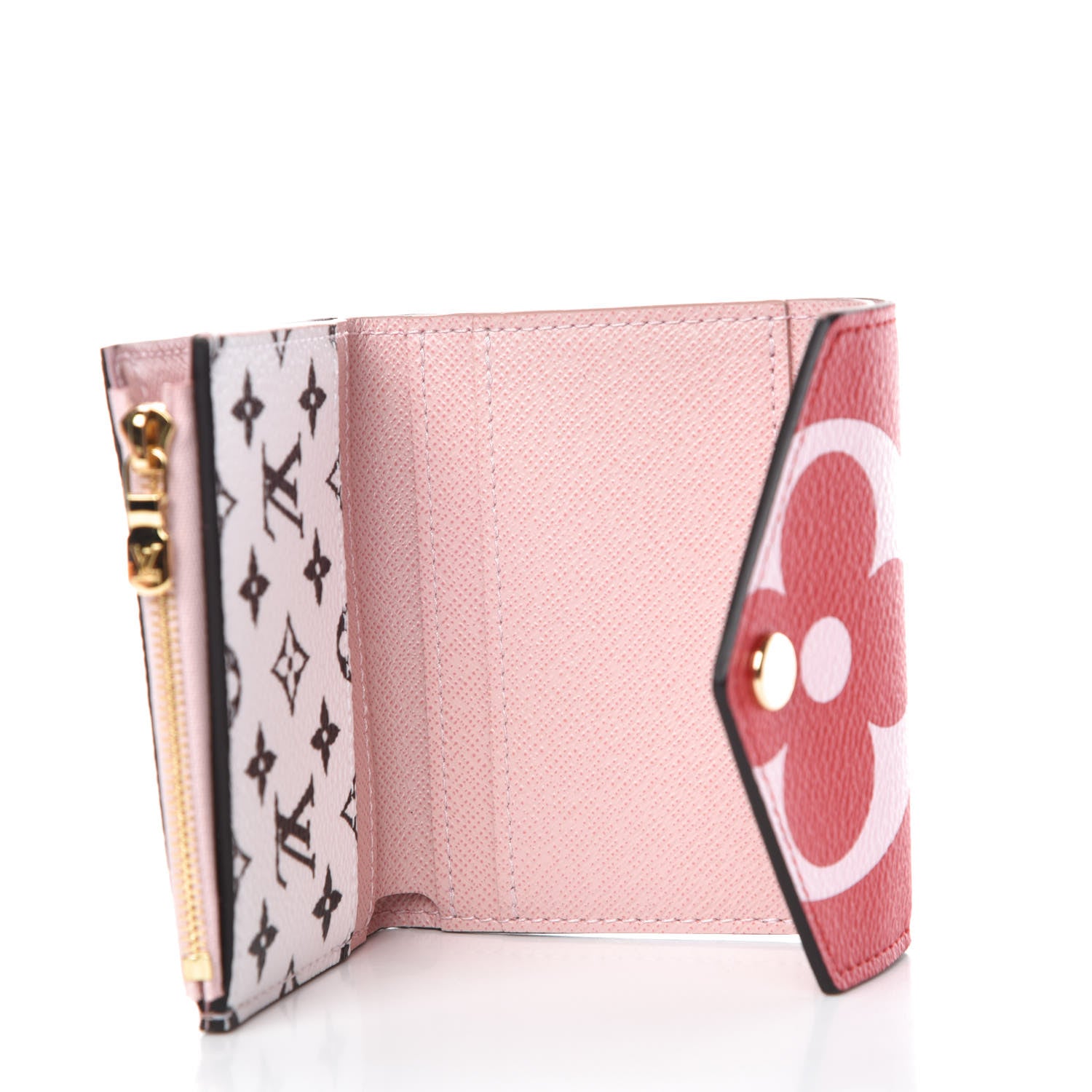 Louis Vuitton Monogram Giant Zoe Wallet Rouge Rose 5 of 8