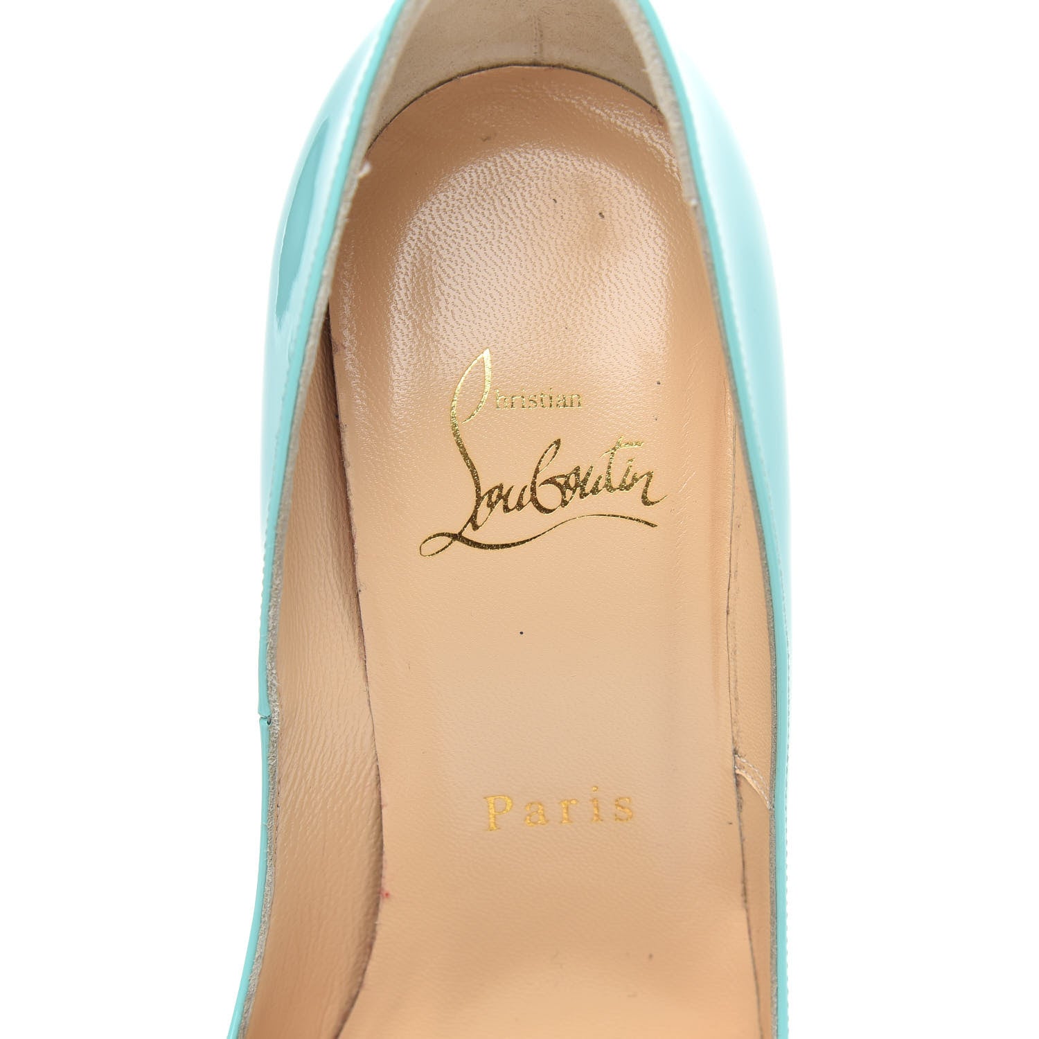 Christian Louboutin Patent Pigalle Follies 120 Pumps 37 Opaline 6 of 9