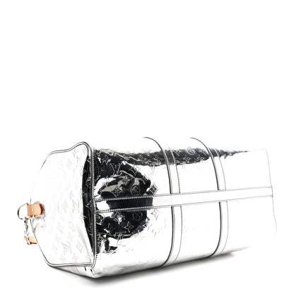 Louis Vuitton Monogram Mirror Keepall Bandouliere 50 Silver 3 of 8