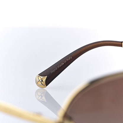 Louis Vuitton Mimosa Sunglasses Z0378U Gold 5 of 9