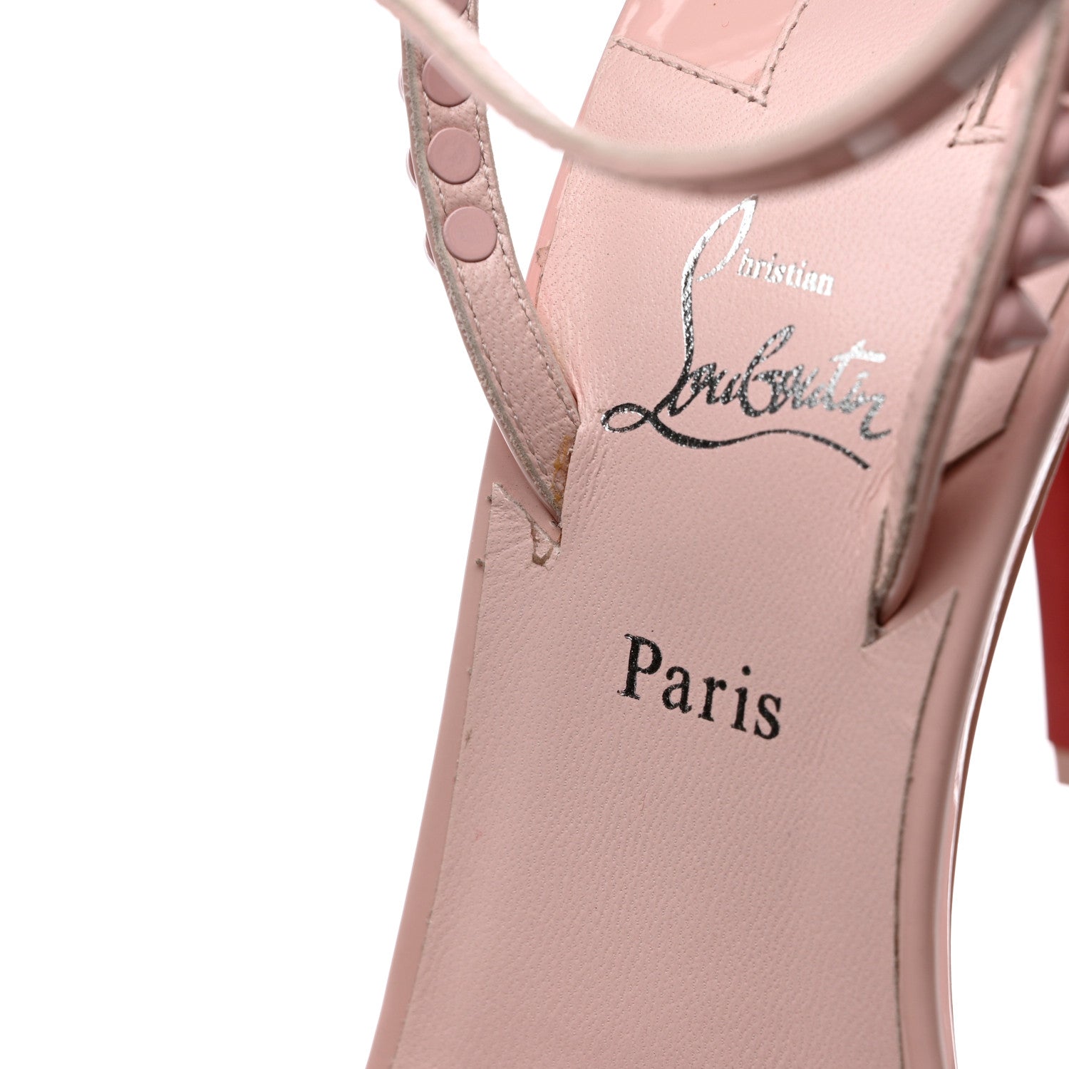 Christian Louboutin Patent So Me 100 Sandals 37 Pink 11 of 14