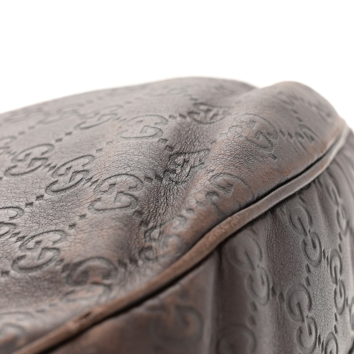 Guccissima Medium GG Twins Hobo Dark Brown