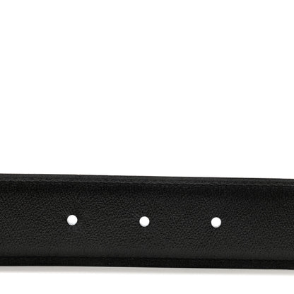 Hermes Box Togo 32mm H Belt 90 36 Black Bleu de Prusse 3 of 7
