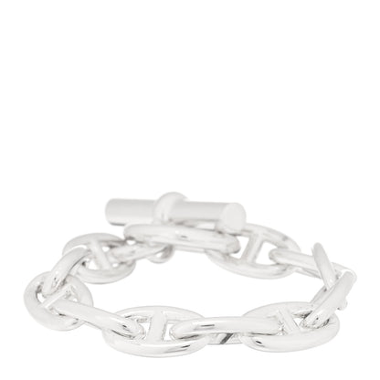 Hermes Sterling Silver GM Chaine D'Ancre Bracelet 2 of 4