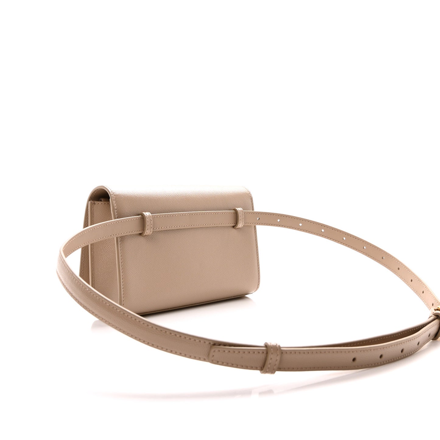 Grain De Poudre Monogram Kate Belt Bag Dark Beige